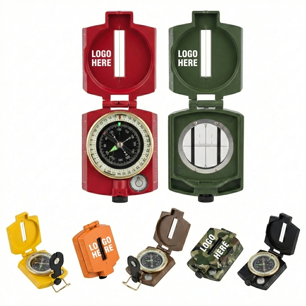 Terra-Guide Pro: All-Terrain Zinc Alloy Glow-in-the-Dark Compass
