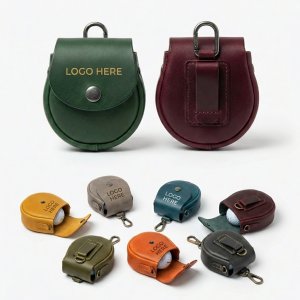 Logo-Ready Premium Single Golf Ball Waist Pouch