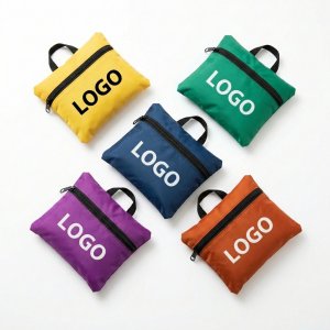 Logo-Ready Portable Shopper - Strong, Stylish, Collapsible