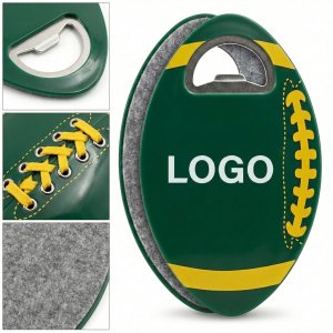 Gridiron Grip: Composite Football Bottle Opener